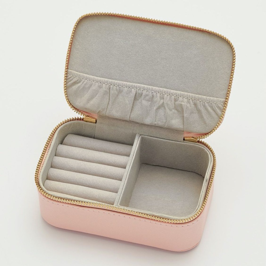 Mini Jewellery Box - Blush - Saffiano