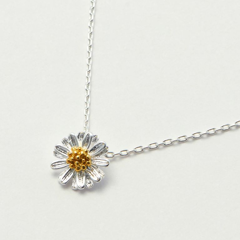 Wildflower Necklace - Silver Plated