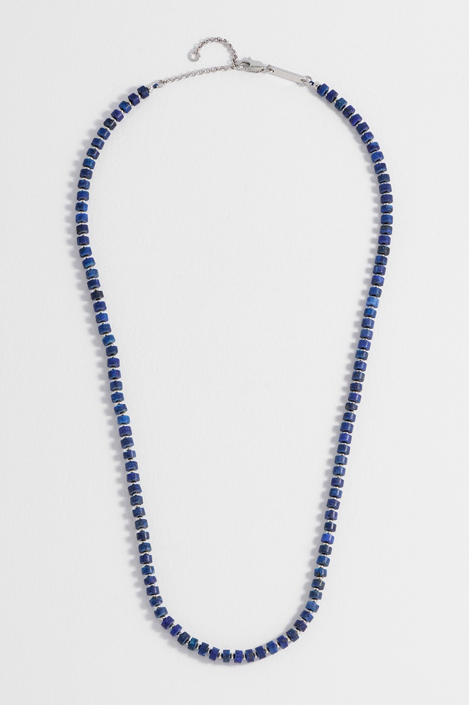 Lapis Rondelle Necklace