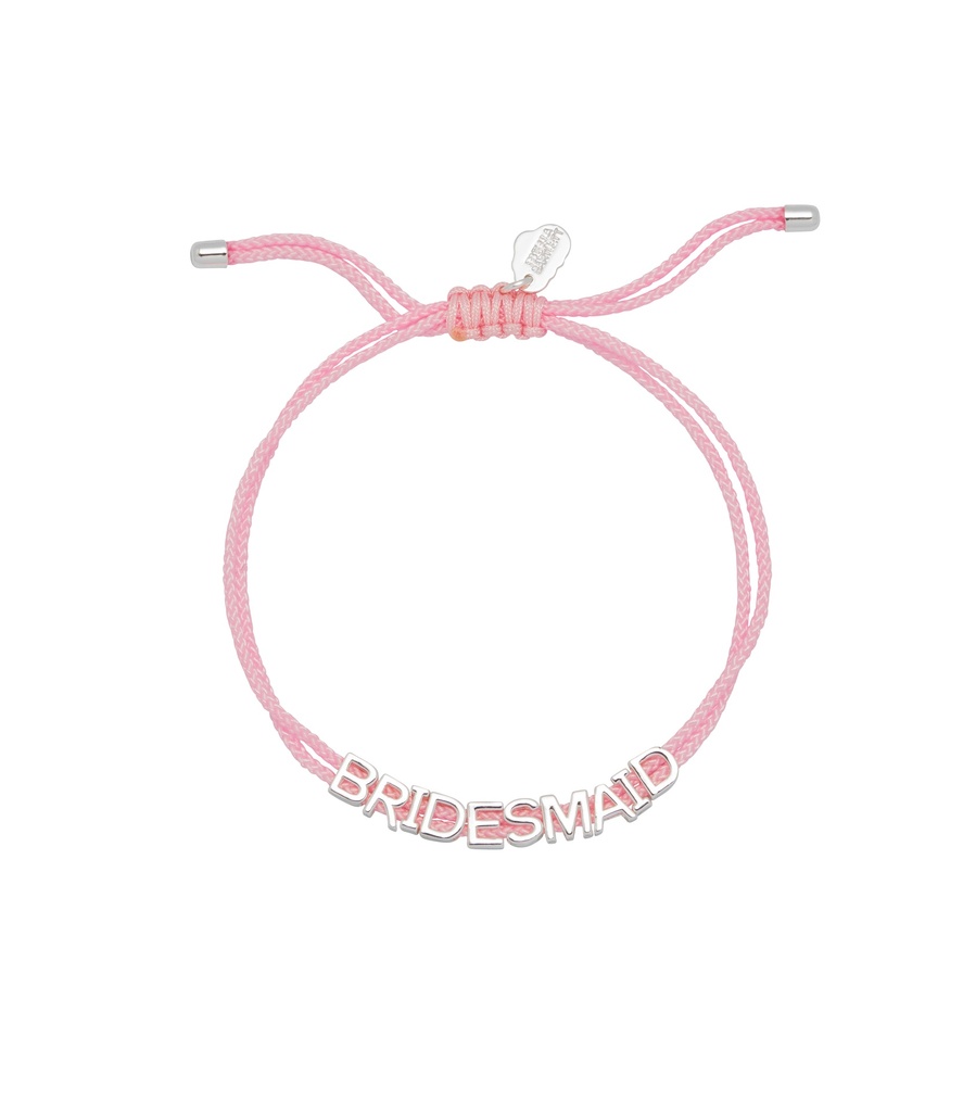 Bridesmaid Bracelet Pink Cord - Essentials