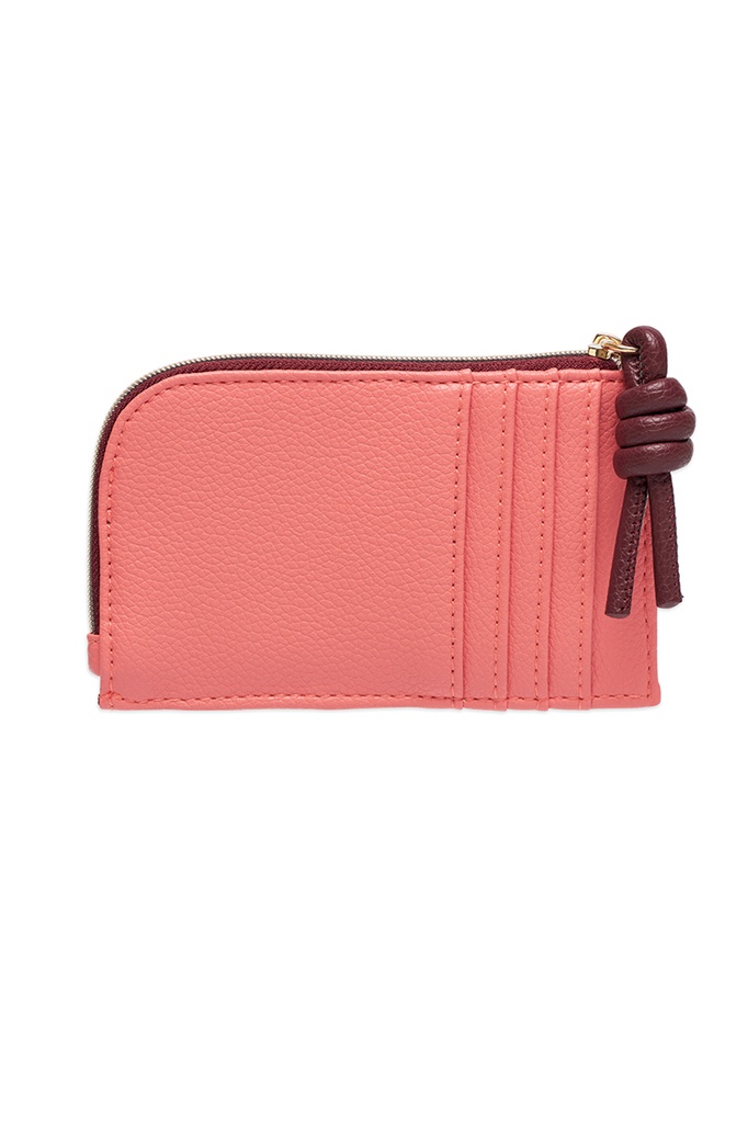 Knot Card Purse - Coral