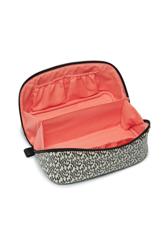 Lay Flat Cosmetic Bag - Spot Print