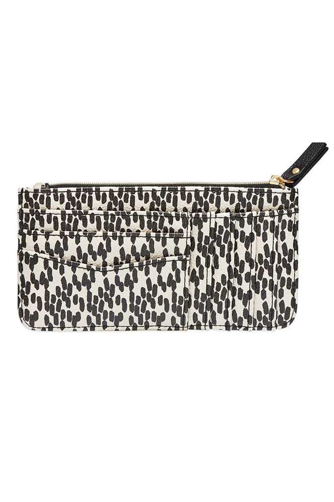 Long Card Purse - Spot Print