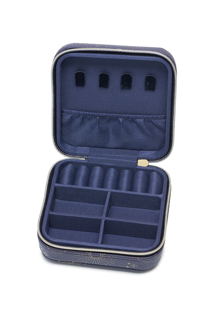 Square Jewellery Box - Celestial Navy