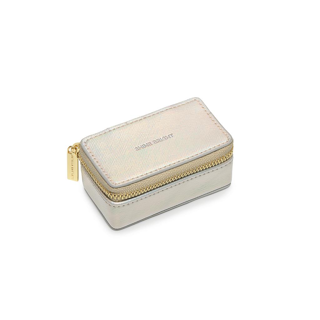 Tiny Jewellery Box - Iridescent - Saffiano