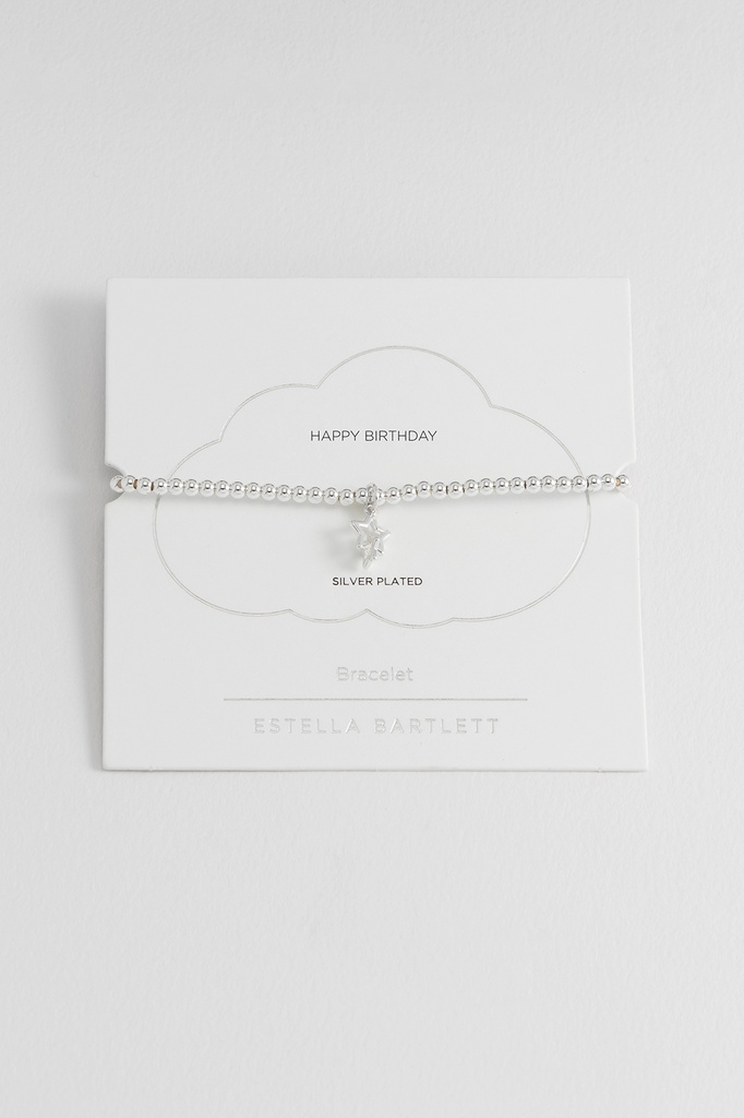 Double Star Sienna Bracelet - Silver Plated