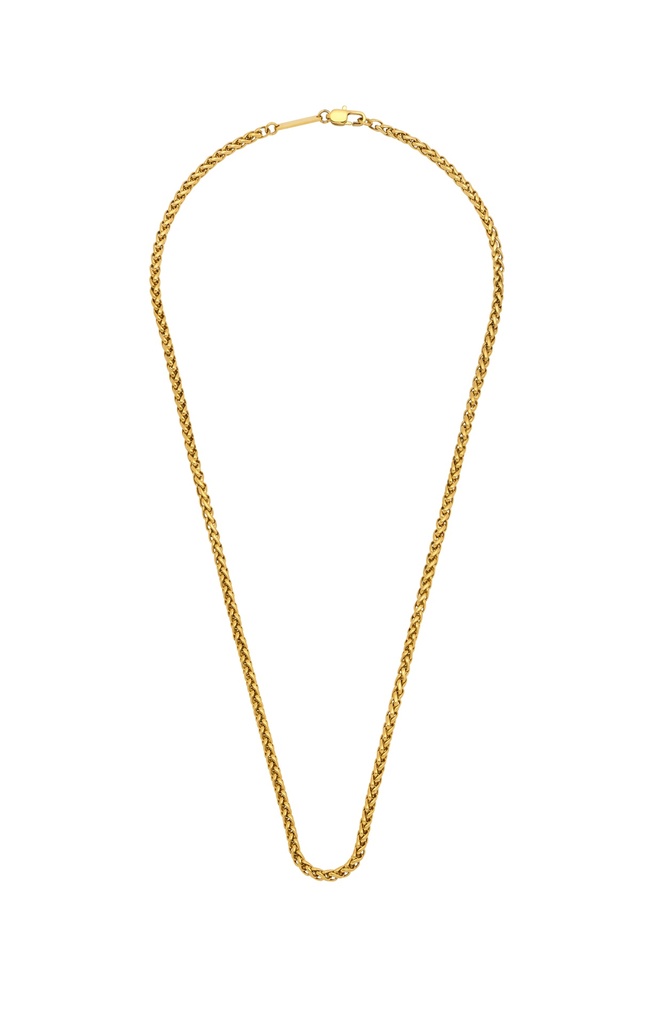 Spiga Chain Necklace - Gold Finish