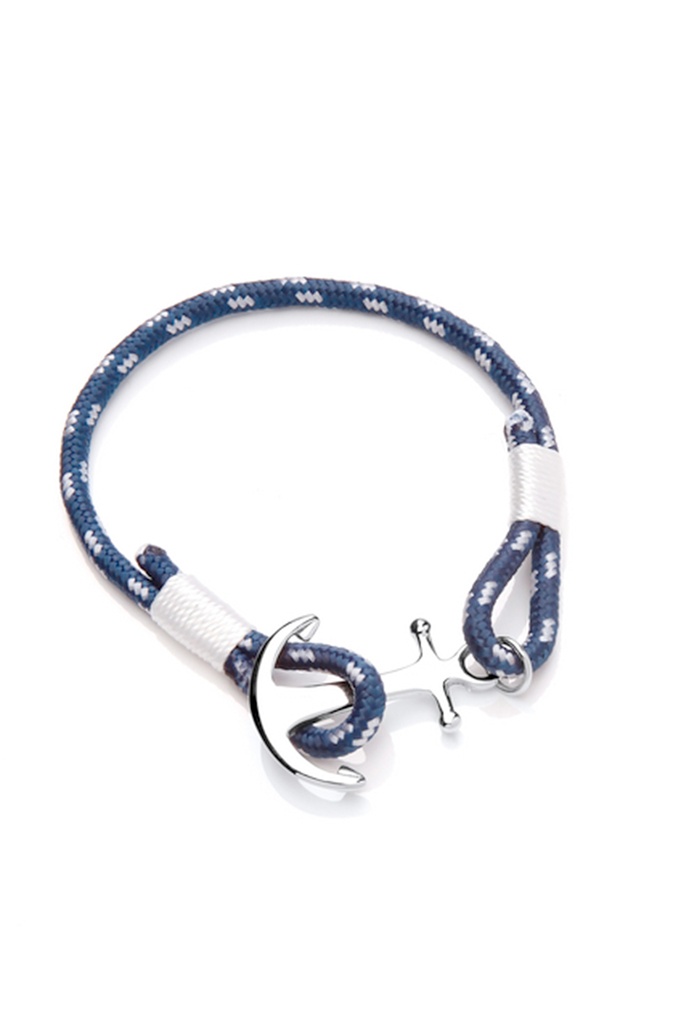 Anchor Blue Rope Bracelet