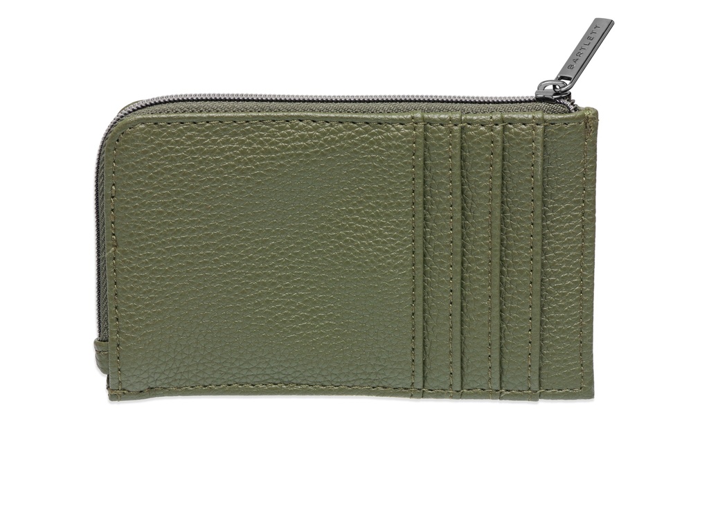 Bartlett Men's Zipped Card Holder - Khaki