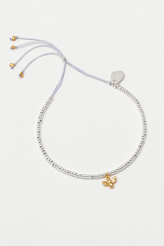 Laila Bee Bracelet - Silver Plated