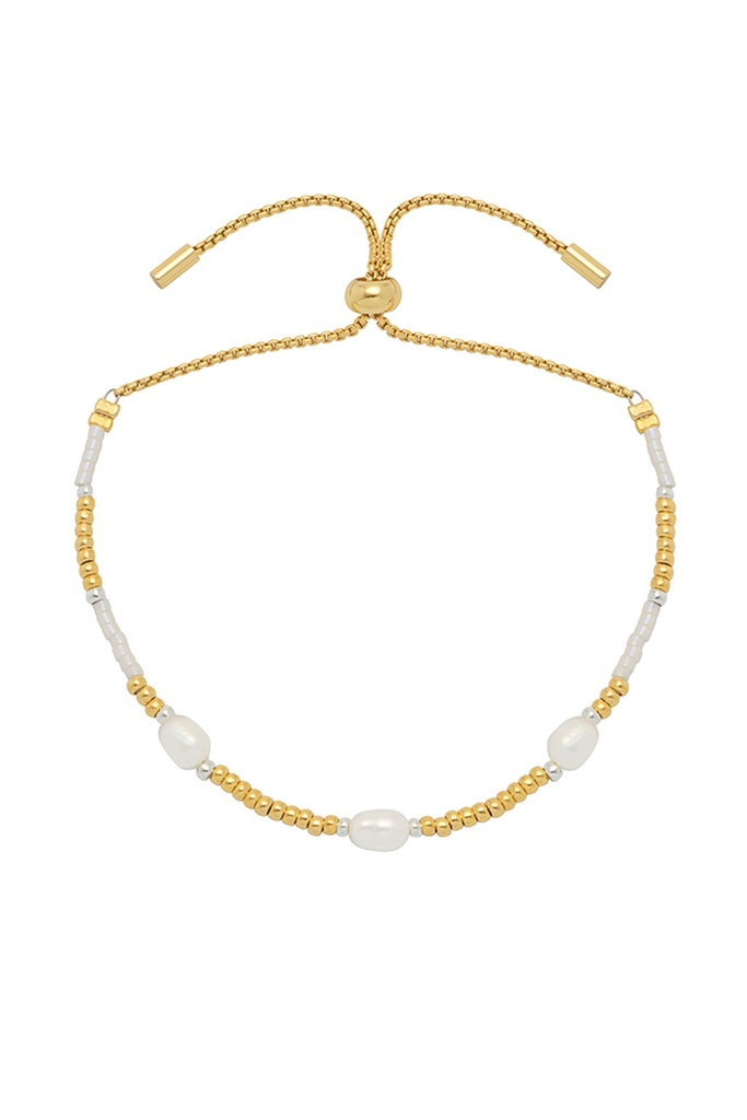 Pearl Station Gold Amelia Bracelet