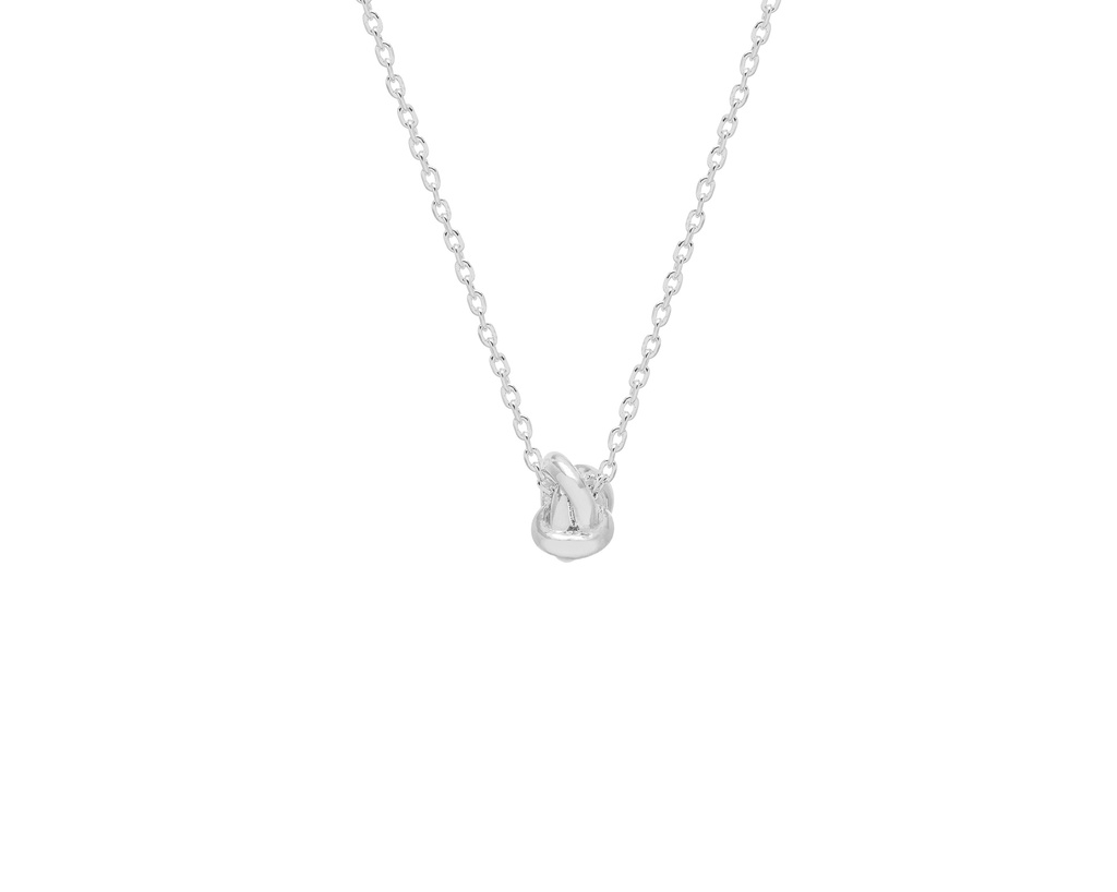 Knot Necklace - Silver Plated