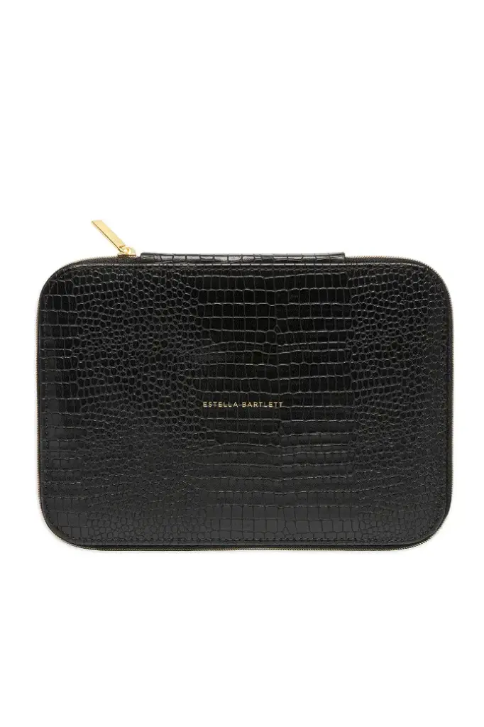 Slim Jewellery Box - Black