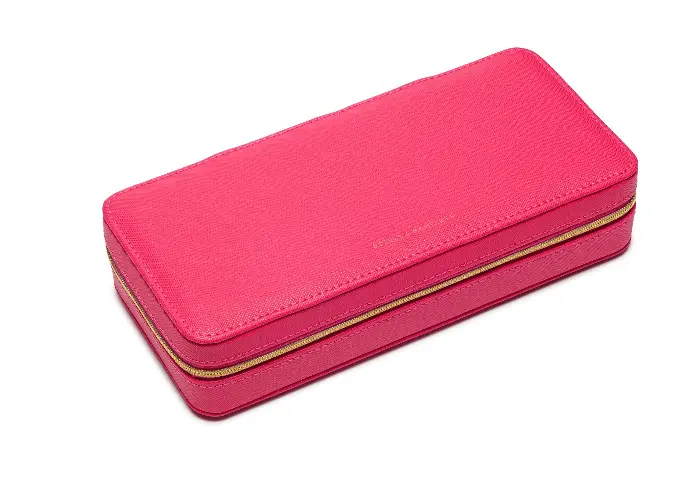 Long Jewellery Box - Hot Pink