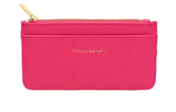 Long Card Purse - Hot Pink