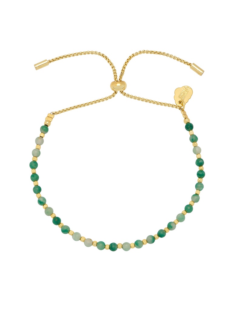 Gemstone Amelia Bracelet - Green Quartz