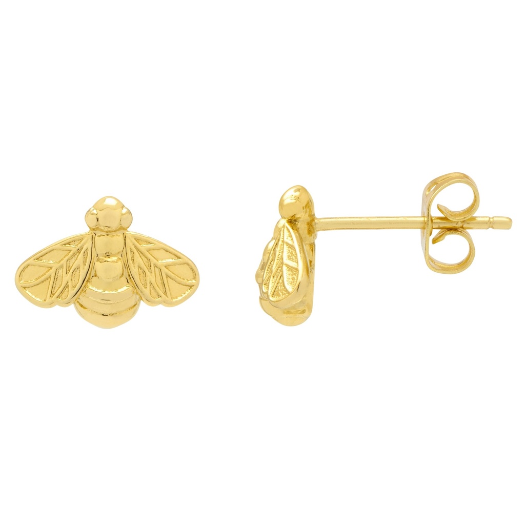 Bee Studs Gold