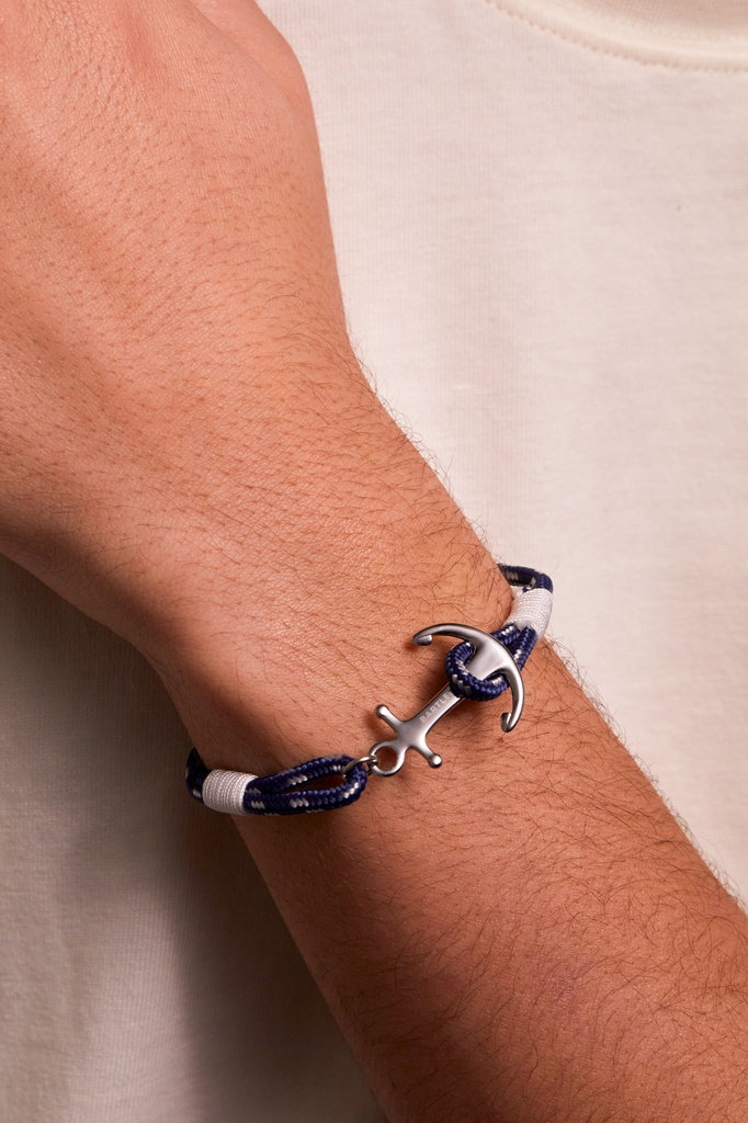 Anchor Blue Rope Bracelet