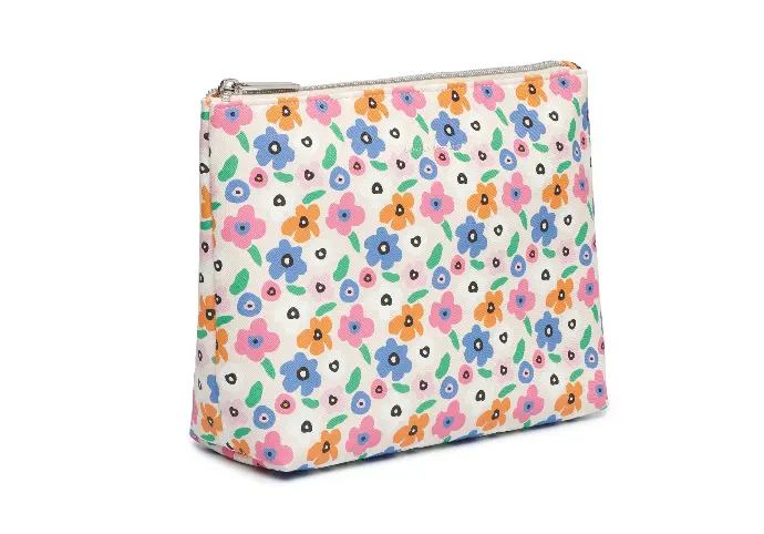 Floral PU Washbag