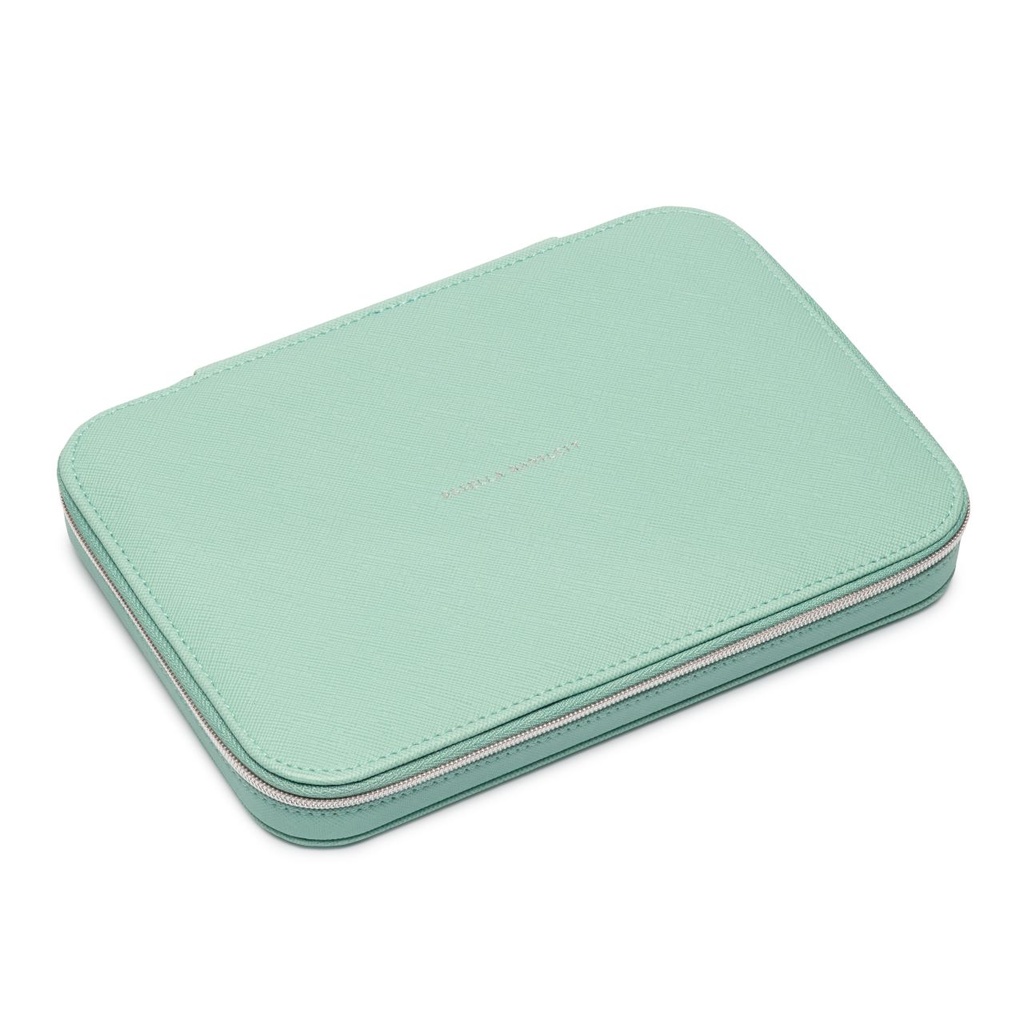 Spearmint Saffiano  Book Shape Jewellery Box