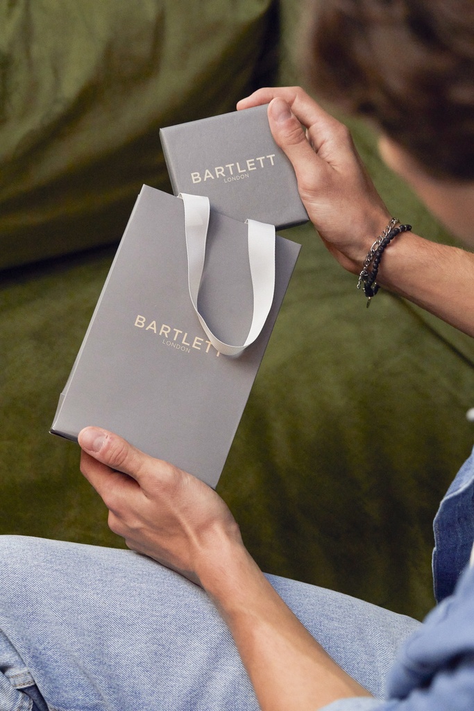 Bartlett Grey Paper Bag