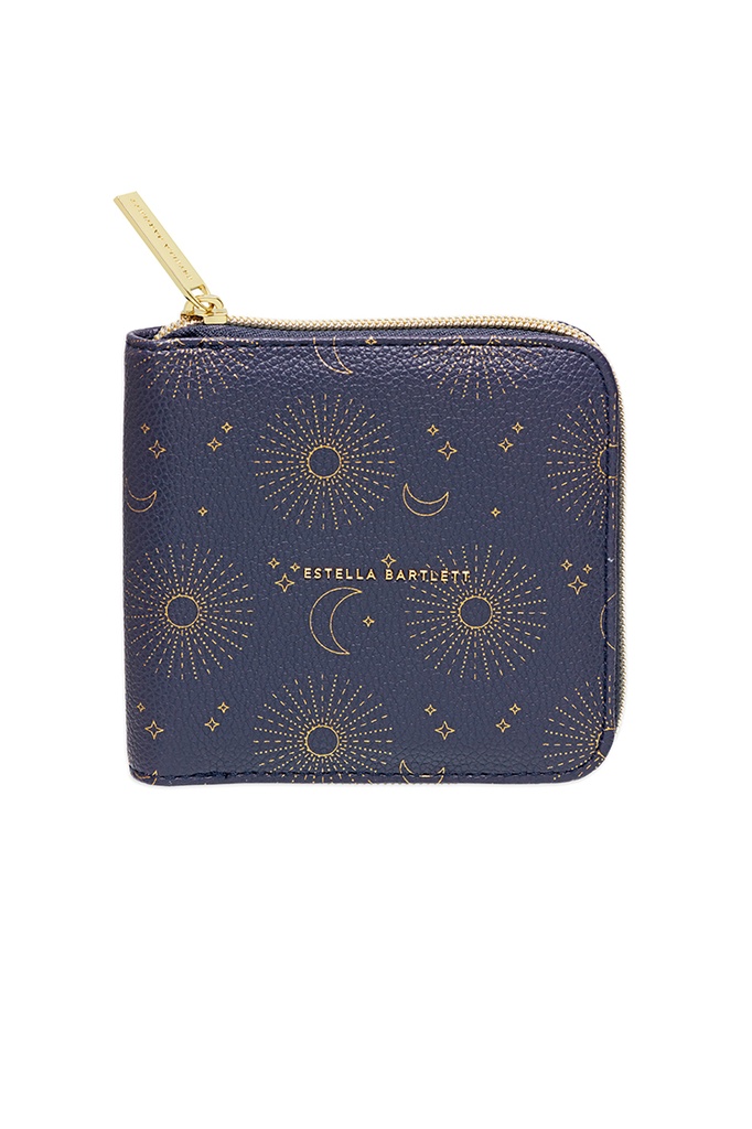 Square Jewellery Purse - Celestial Navy