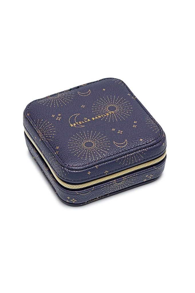 Square Jewellery Box - Celestial Navy