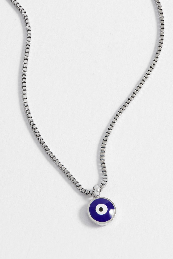 Evil Eye Box Chain Necklace