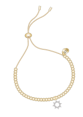 Pave Star Amelia Bracelet - Gold Plated