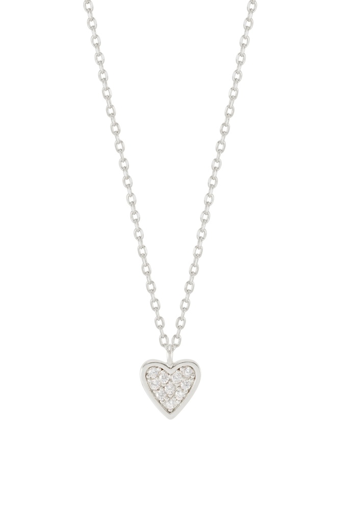 Pave Mini Heart Necklace