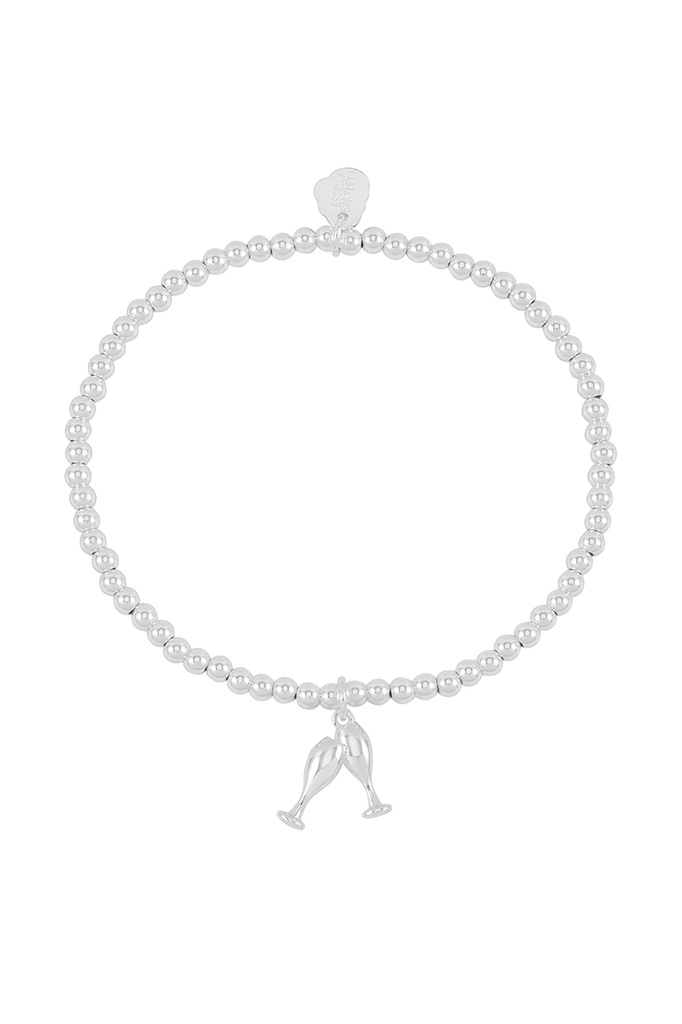 Champagne Sienna Bracelet - Silver Plated