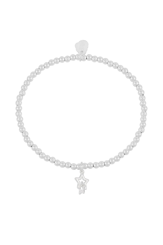 Double Star Sienna Bracelet - Silver Plated