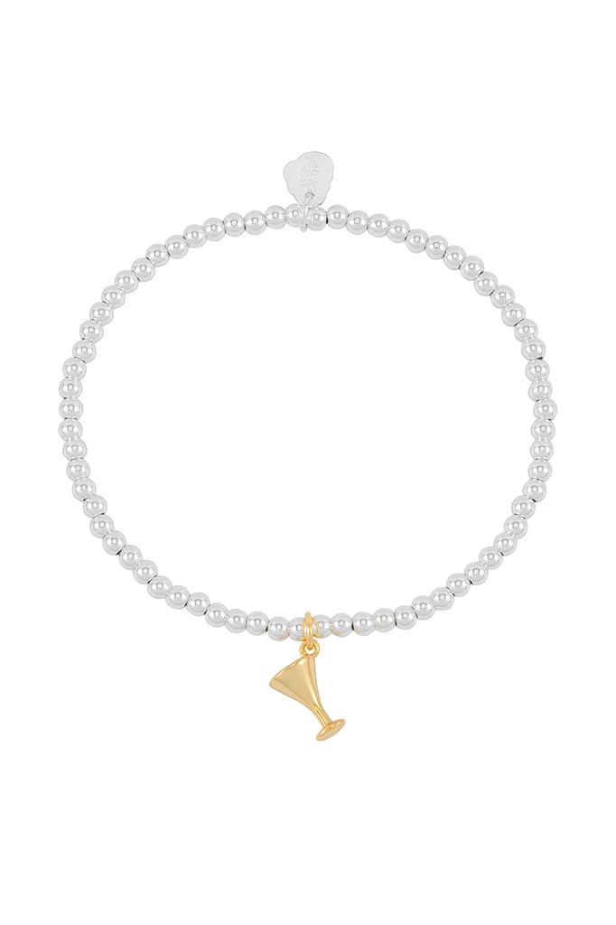 Martini Glass Sienna Bracelet - Gold Plated