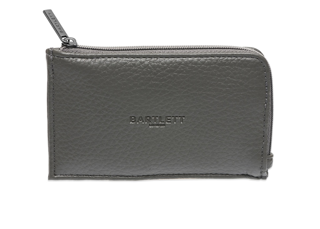 Bartlett Men's Zipped Card Holder - Grey
