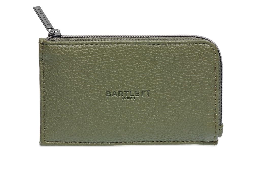 Bartlett Men's Zipped Card Holder - Khaki