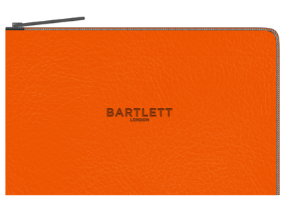 Bartlett Men's Zipped Card Holder - Orange