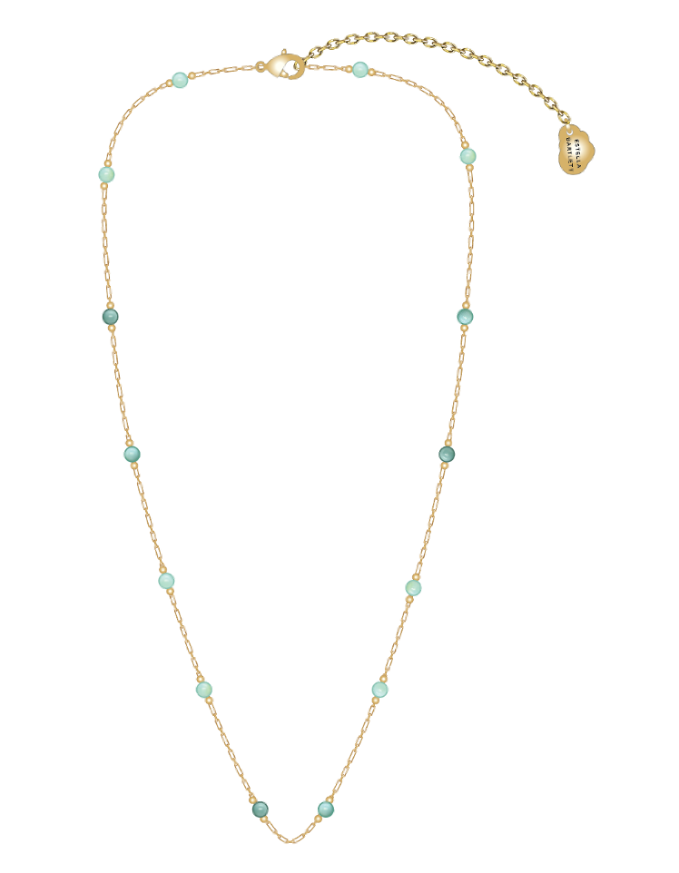AMAZONITE PAPERLINK NECKLACE