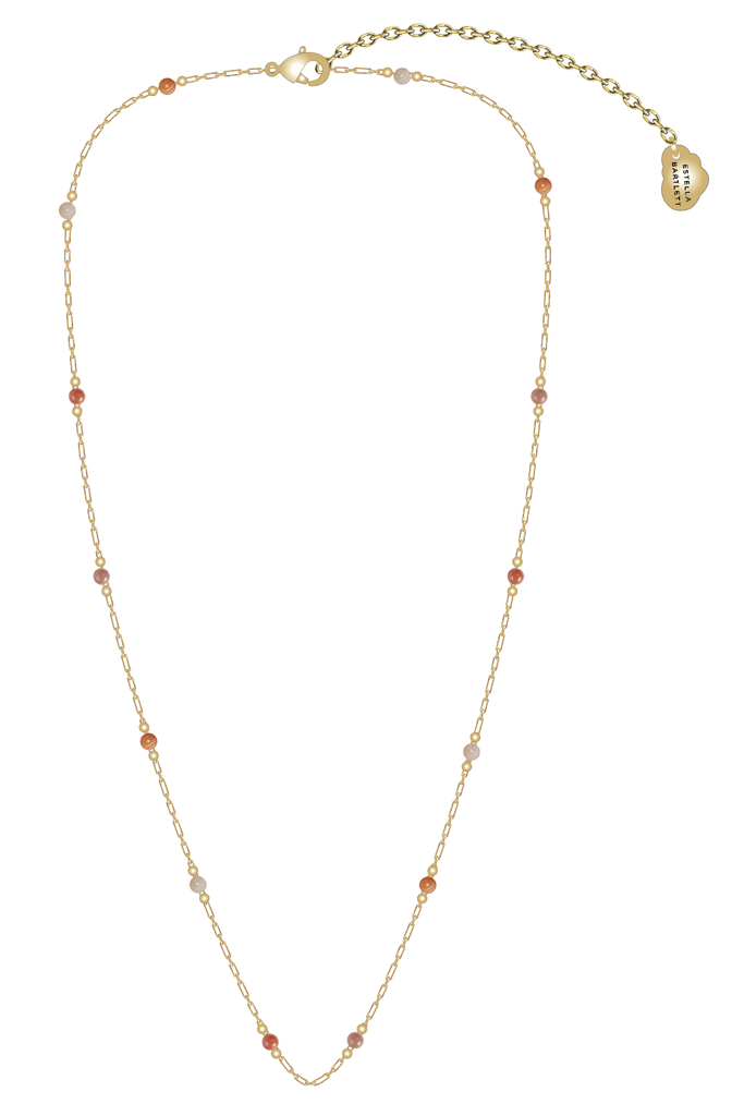 CARNELIAN PAPERLINK NECKLACE