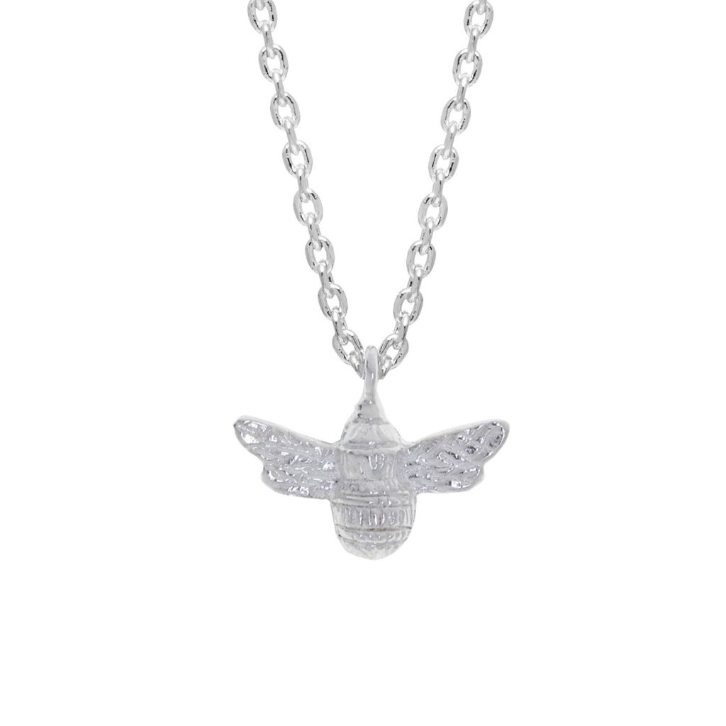 Bee Necklace - Silver Plated