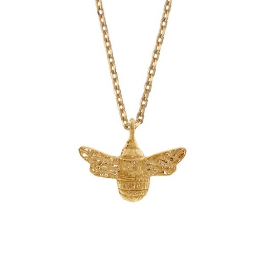 Bee Necklace - Gold Plated