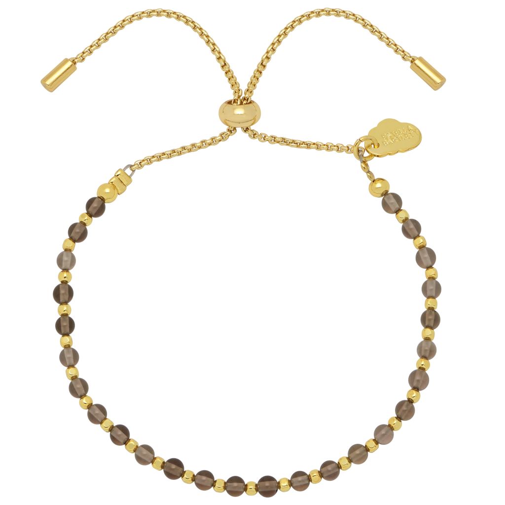 Amelia Bracelet - Gold Plated - Smoky Quartz (Open Sell)