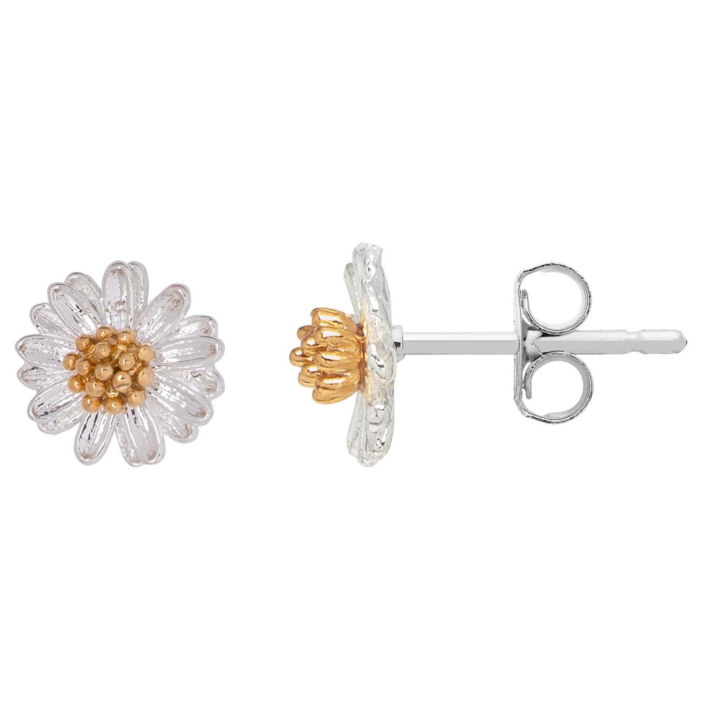 Mini Wildflower Earrings - Silver Plated - Np