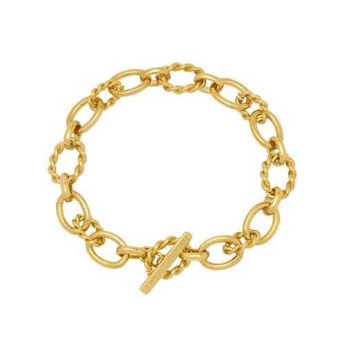 [EBB6148G] Chunky Chain Bracelet - Gold Plated