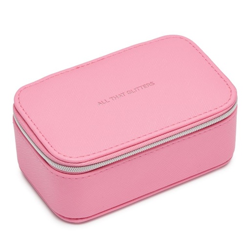 [EBP6190] Pink Saffiano Mini Jewellery Box