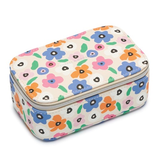 [EBP6195] Simple Floral Print Mini Jewellery Box