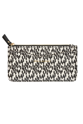 [EBP6258] Long Card Purse - Spot Print