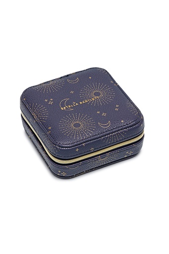 [EBP6276] Square Jewellery Box - Celestial Navy