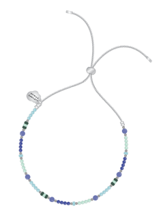 [EBB6283S] Blue Mixed Mini Bead Bracelet