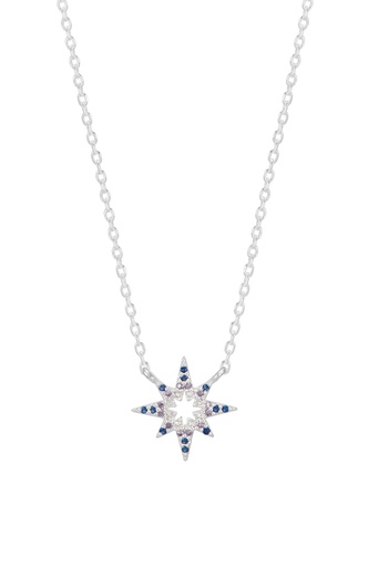 [EBN6309S] North Star Multi CZ Necklace