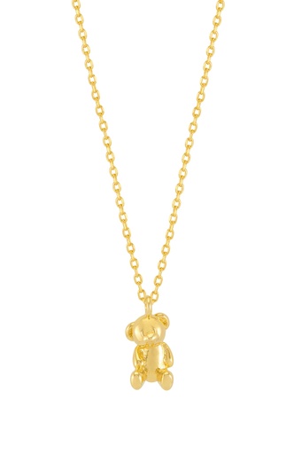 [EBN6310G] Teddy Bear Necklace - Gold